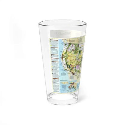 USA - Federal Lands in the Fifty States (1996) (Map) Pint Glass 16oz - Go Mug Yourself