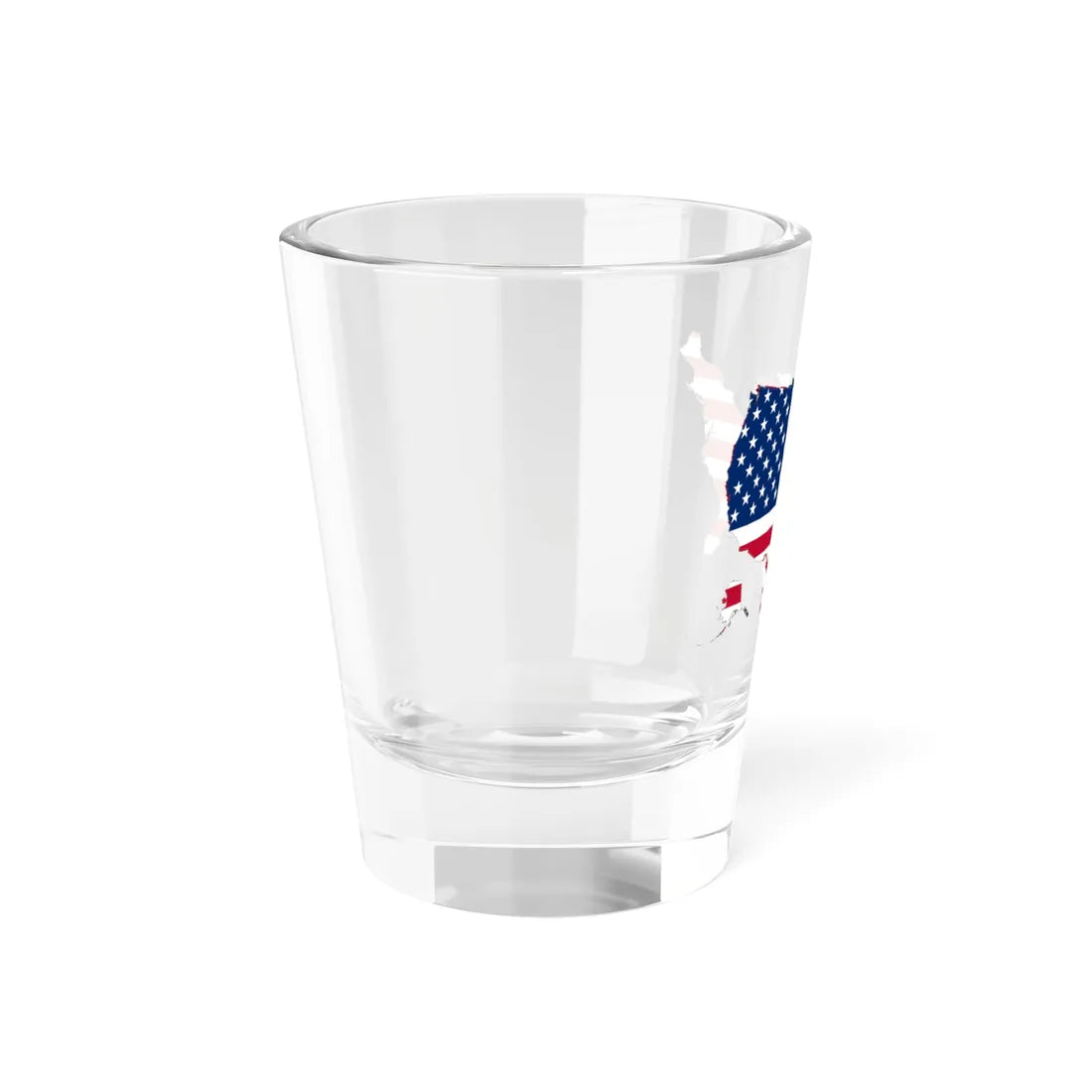 USA Flag Map (United States) Shot Glass 1.5oz - Go Mug Yourself