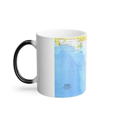 USA - Florida 1 (1973) (Map) Color Changing Mug 11oz - Go Mug Yourself