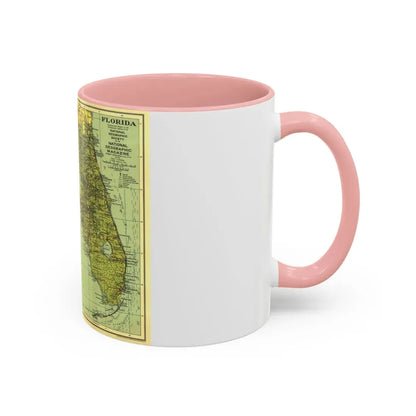 USA - Florida (1930) (Map) Accent Coffee Mug - Go Mug Yourself