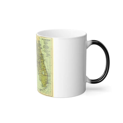 USA - Florida (1930) (Map) Color Changing Mug 11oz-Go Mug Yourself