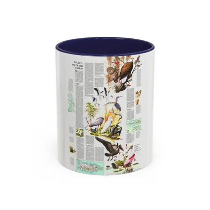 USA - Florida 2 (1973) (Map) Accent Coffee Mug 11oz Navy - Go Mug Yourself