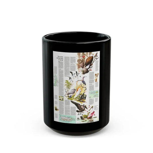 USA - Florida 2 (1973) (Map) Black Coffee Mug 15oz - Go Mug Yourself