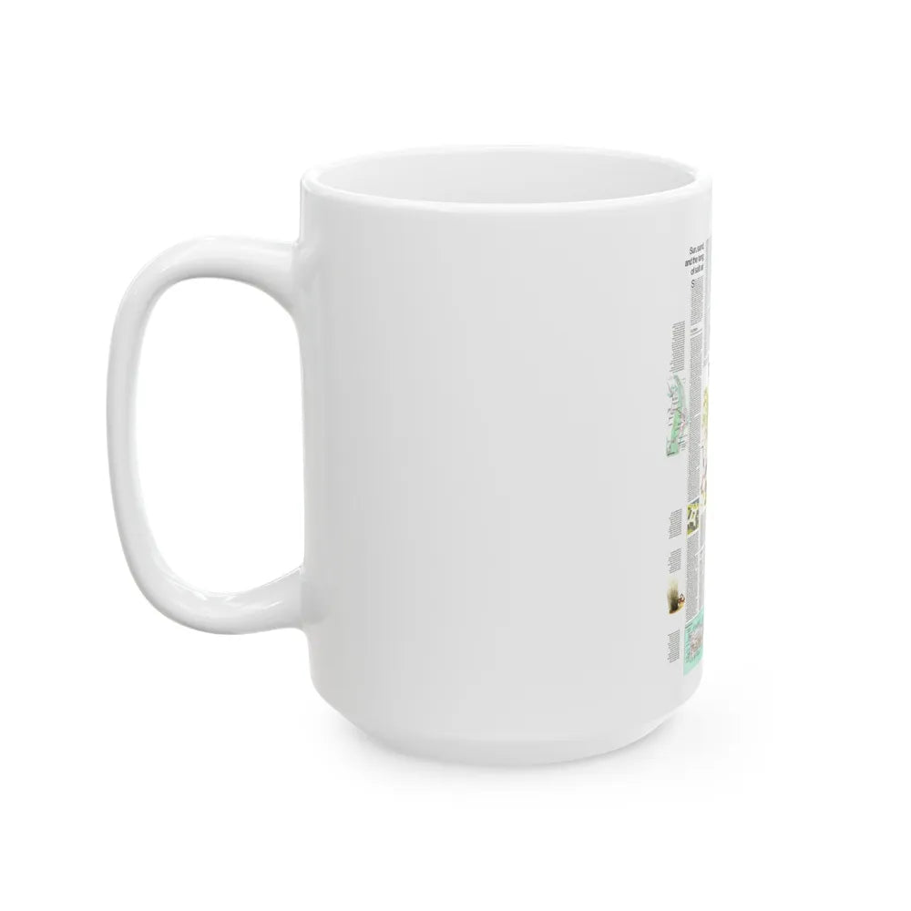 USA - Florida 2 (1973) (Map) White Coffee Mug-Go Mug Yourself