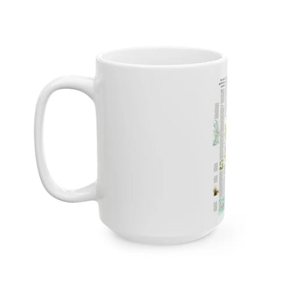 USA - Florida 2 (1973) (Map) White Coffee Mug-Go Mug Yourself