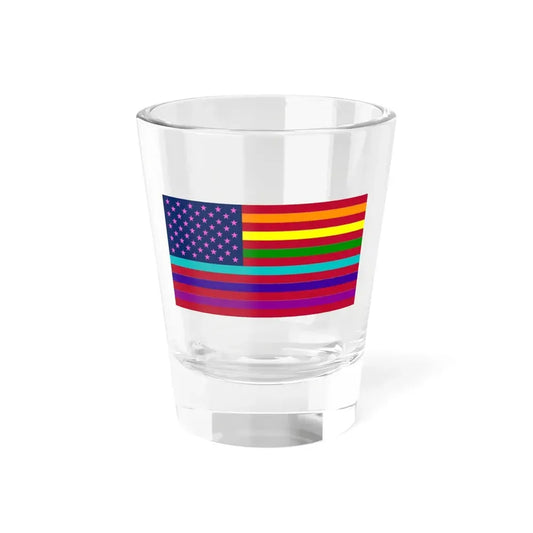 USA Gay flag (United States) Shot Glass 1.5oz 1.5oz - Go Mug Yourself