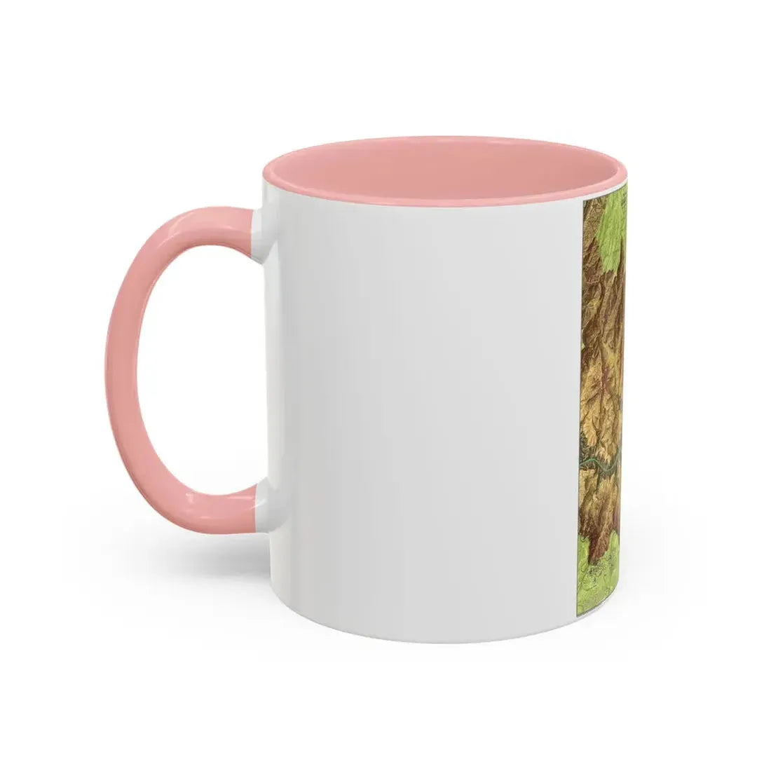 USA - Grand Canyon National Park, Arizona (1978) (Map) Accent Coffee Mug - Go Mug Yourself