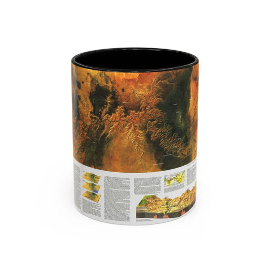 USA - Grand Canyon of the Colorado (1978) (Map) Accent Coffee Mug 11oz Black - Go Mug Yourself
