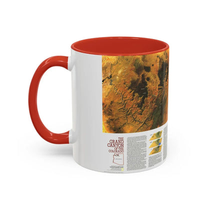 USA - Grand Canyon of the Colorado (1978) (Map) Accent Coffee Mug - Go Mug Yourself