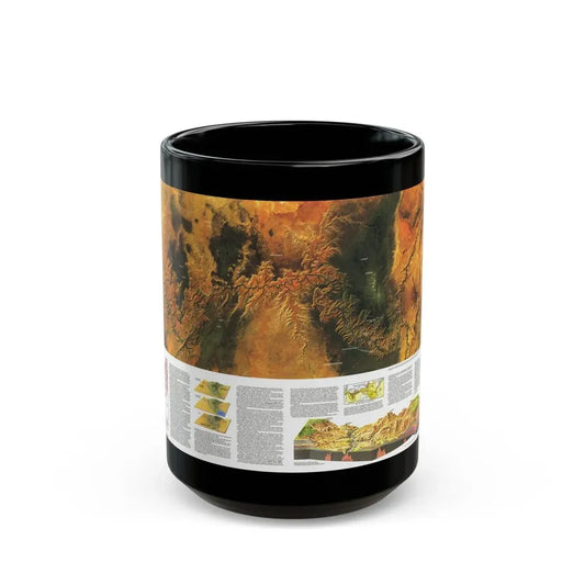 USA - Grand Canyon of the Colorado (1978) (Map) Black Coffee Mug 15oz - Go Mug Yourself