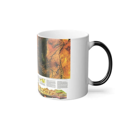 USA - Grand Canyon of the Colorado (1978) (Map) Color Changing Mug 11oz-Go Mug Yourself