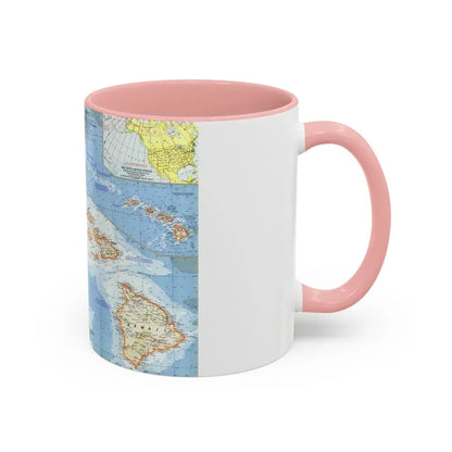 USA - Hawaii (1960) (Map) Accent Coffee Mug - Go Mug Yourself