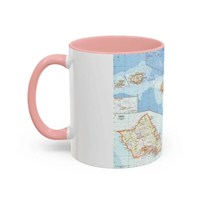 USA - Hawaii (1960) (Map) Accent Coffee Mug - Go Mug Yourself