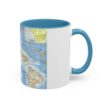 USA - Hawaii (1960) (Map) Accent Coffee Mug - Go Mug Yourself