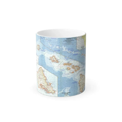 USA - Hawaii (1960) (Map) Color Changing Mug 11oz Default Title 11oz - Go Mug Yourself