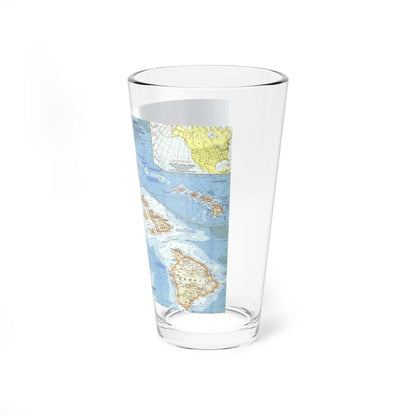 USA - Hawaii (1960) (Map) Pint Glass 16oz-Go Mug Yourself