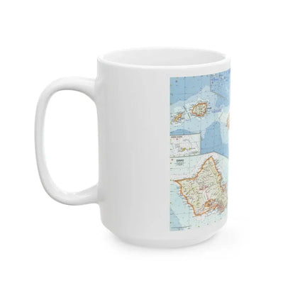 USA - Hawaii (1960) (Map) White Coffee Mug - Go Mug Yourself