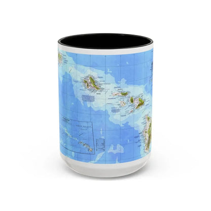 USA - Hawaii (1976) (Map) Accent Coffee Mug 15oz Black - Go Mug Yourself
