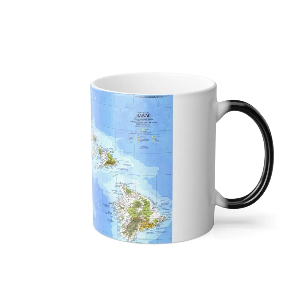 USA - Hawaii (1976) (Map) Color Changing Mug 11oz-Go Mug Yourself