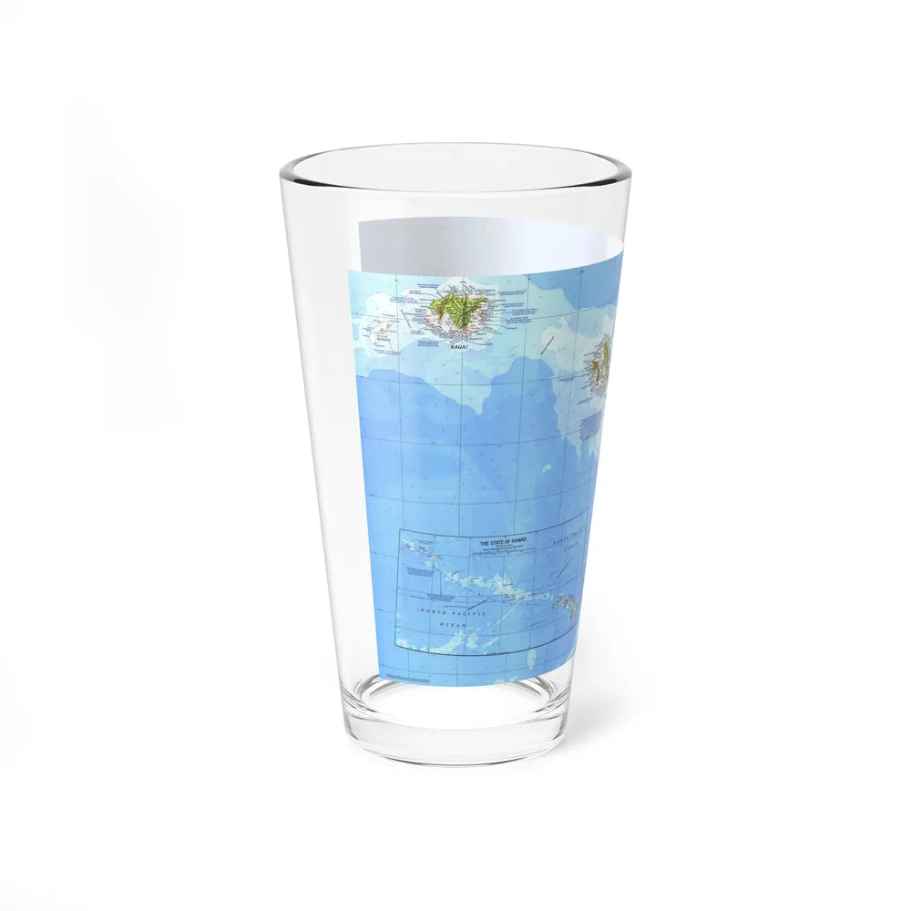 USA - Hawaii (1976) (Map) Pint Glass 16oz-Go Mug Yourself