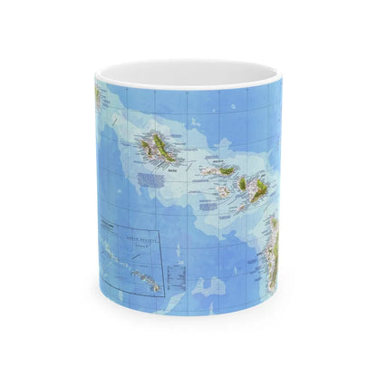 USA - Hawaii (1976) (Map) White Coffee Mug-11oz-Go Mug Yourself