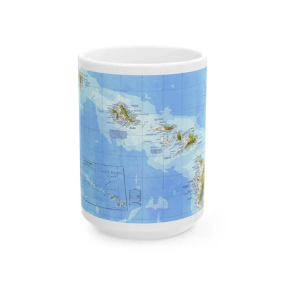 USA - Hawaii (1976) (Map) White Coffee Mug 15oz - Go Mug Yourself