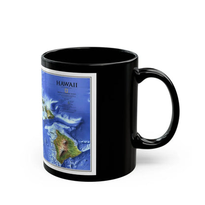 USA - Hawaii (1995) (Map) Black Coffee Mug-Go Mug Yourself