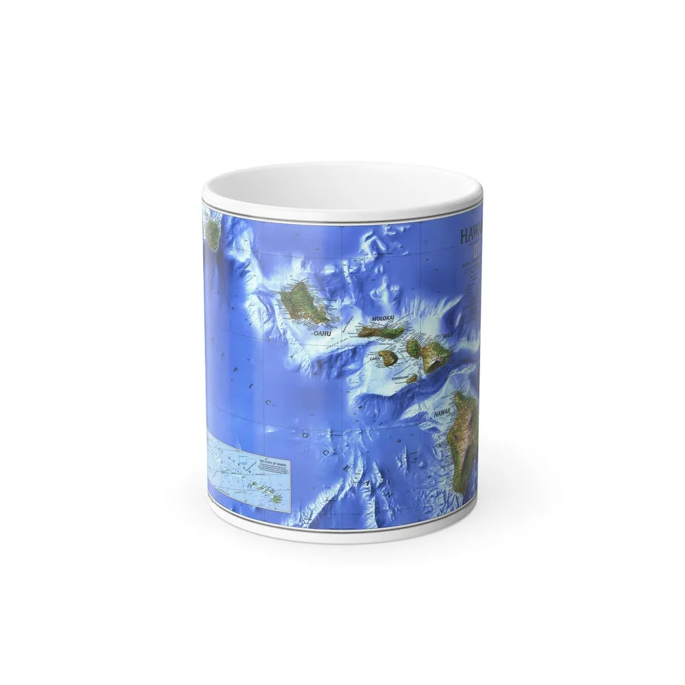 USA - Hawaii (1995) (Map) Color Changing Mug 11oz-11oz-Go Mug Yourself