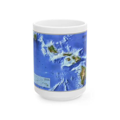 USA - Hawaii (1995) (Map) White Coffee Mug-15oz-Go Mug Yourself