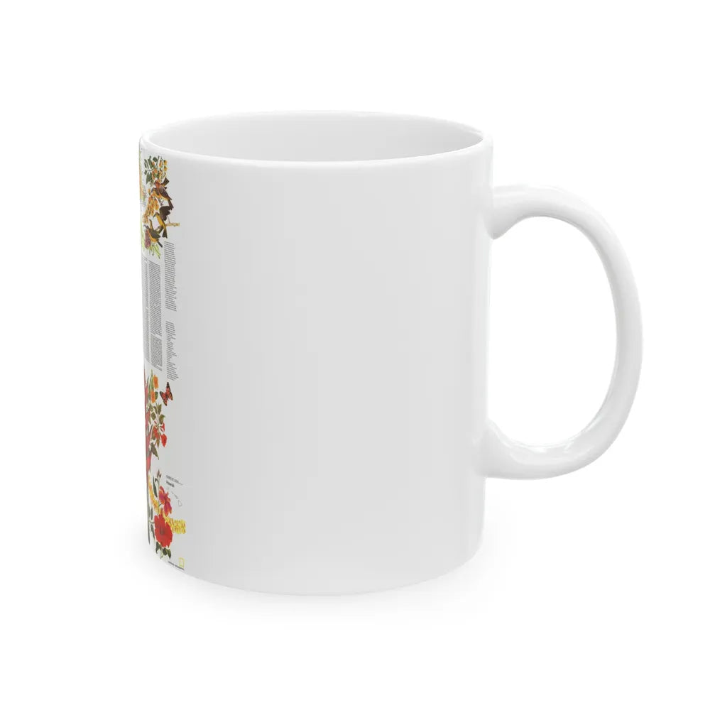 USA - Hawaii, Beguiling Isles (1976) (Map) White Coffee Mug-Go Mug Yourself