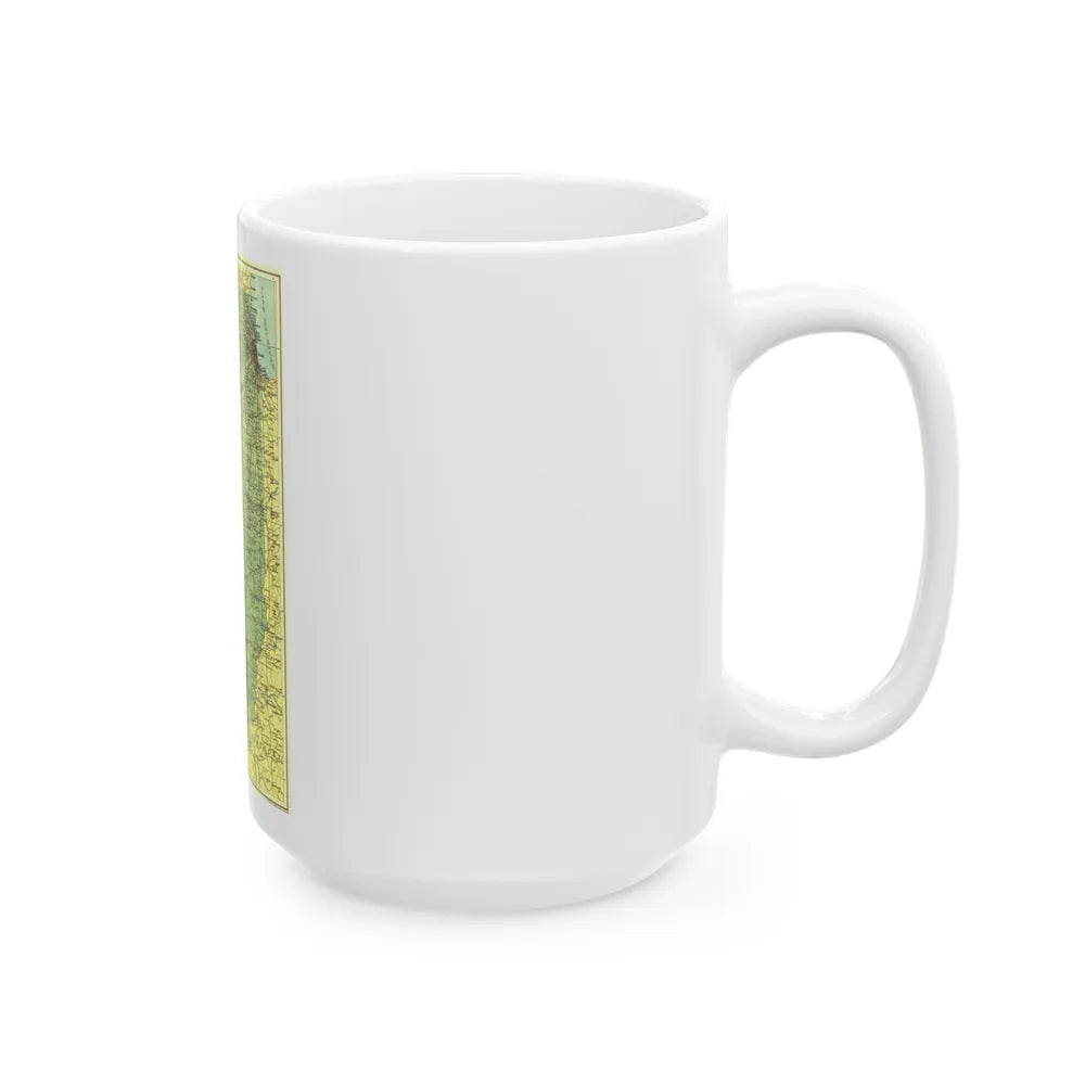 USA - Illinois (1931) (Map) White Coffee Mug-Go Mug Yourself