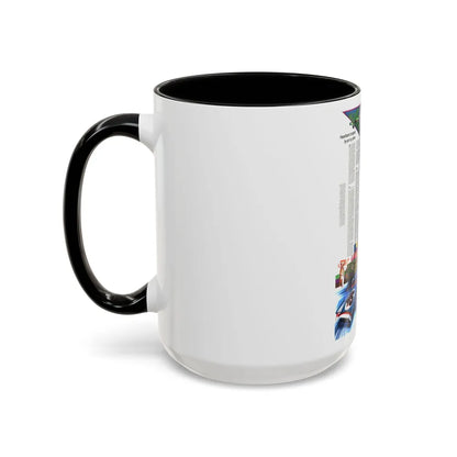 USA - Illinois, Indiana, Ohio, Kentucky 2 (1977) (Map) Accent Coffee Mug - Go Mug Yourself