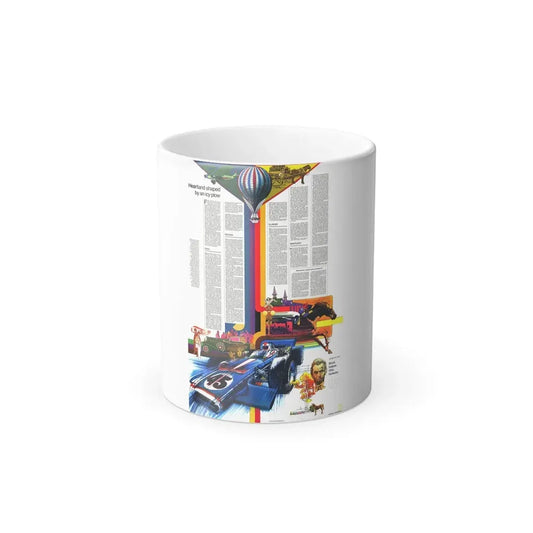 USA - Illinois, Indiana, Ohio, Kentucky 2 (1977) (Map) Color Changing Mug 11oz Default Title - Go Mug Yourself