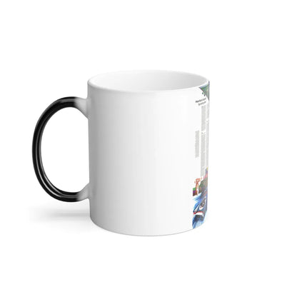 USA - Illinois, Indiana, Ohio, Kentucky 2 (1977) (Map) Color Changing Mug 11oz-Go Mug Yourself