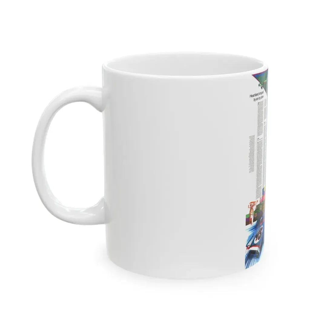 USA - Illinois, Indiana, Ohio, Kentucky 2 (1977) (Map) White Coffee Mug - Go Mug Yourself