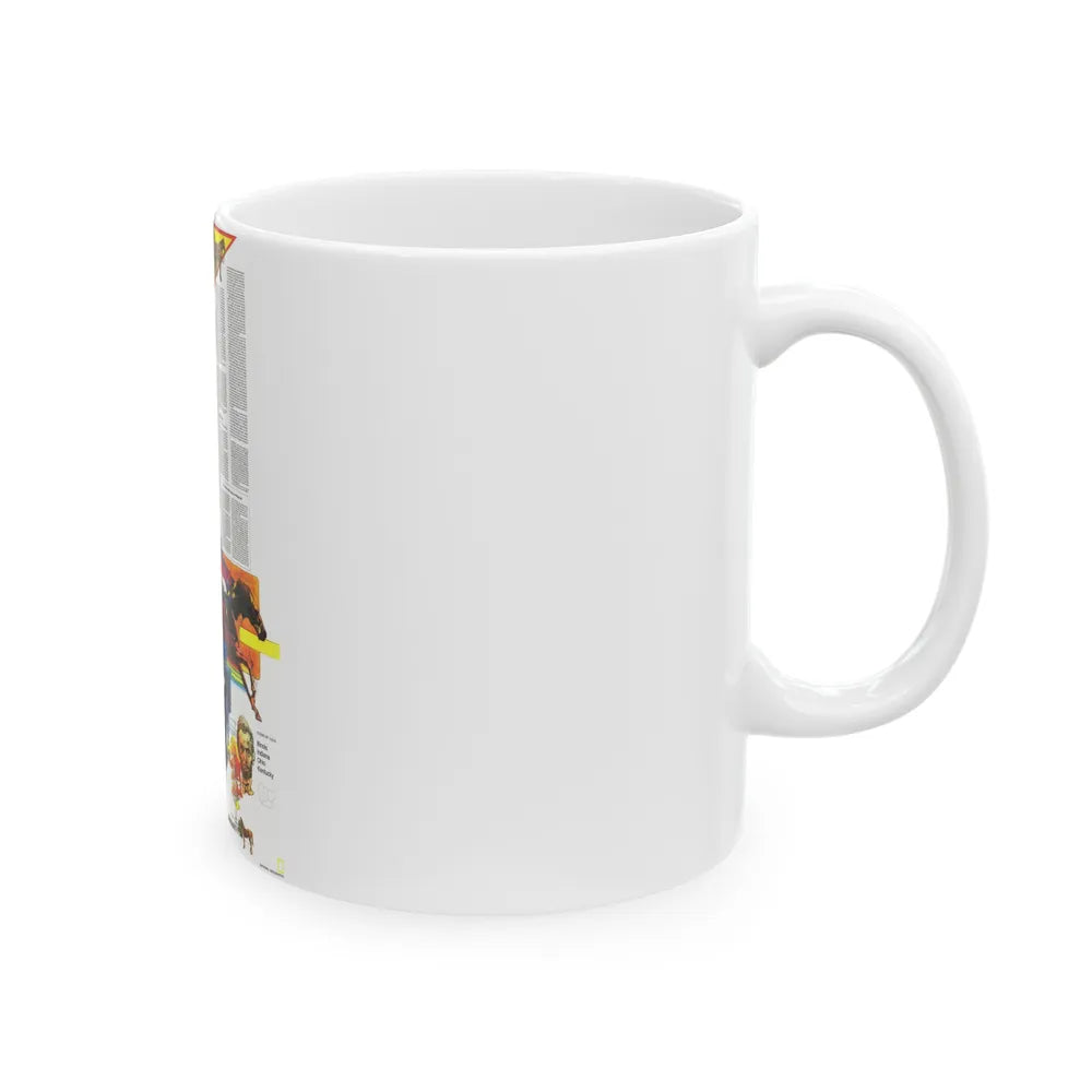 USA - Illinois, Indiana, Ohio, Kentucky 2 (1977) (Map) White Coffee Mug-Go Mug Yourself