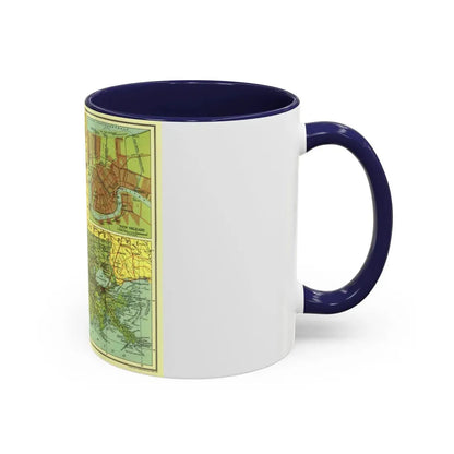 USA - Louisiana (1930) (Map) Accent Coffee Mug - Go Mug Yourself