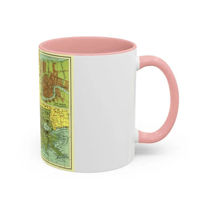 USA - Louisiana (1930) (Map) Accent Coffee Mug - Go Mug Yourself