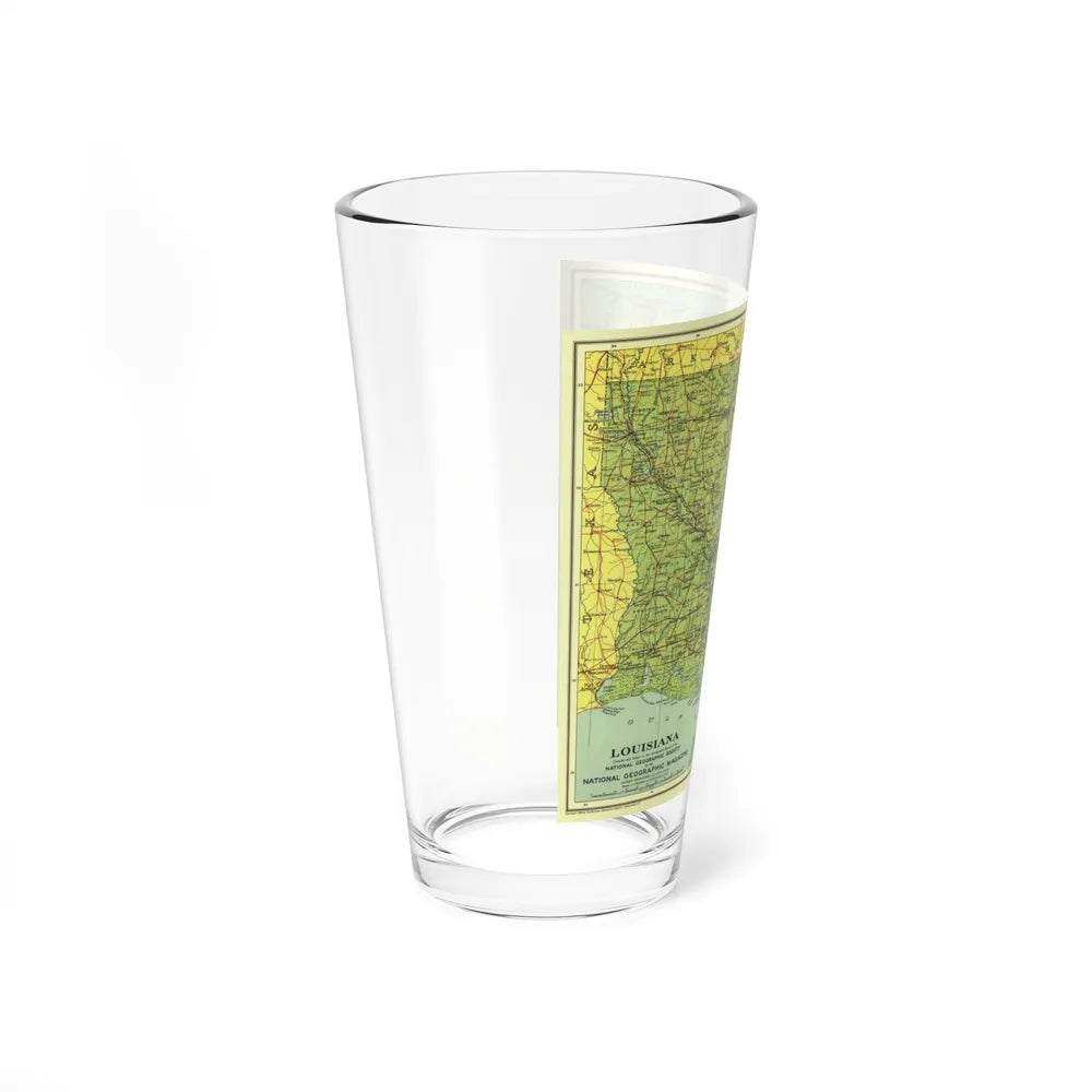 USA - Louisiana (1930) (Map) Pint Glass 16oz-Go Mug Yourself