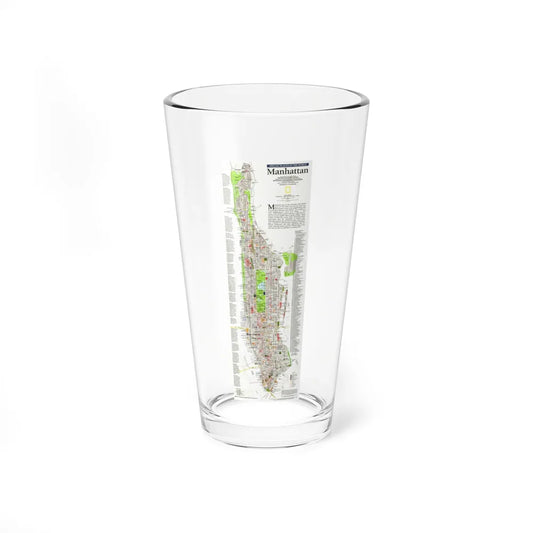 USA - Manhattan (1990) (Map) Pint Glass 16oz-16oz-Go Mug Yourself