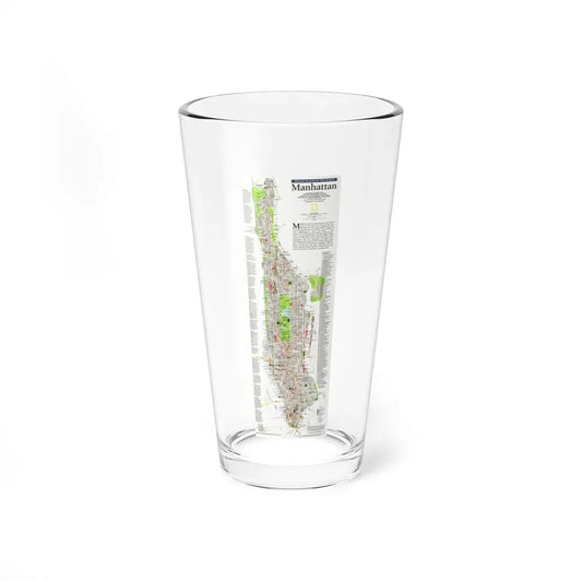 USA - Manhattan (1990) (Map) Pint Glass 16oz 16oz - Go Mug Yourself