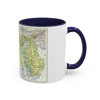 USA - Maryland, Delaware (1927) (Map) Accent Coffee Mug - Go Mug Yourself
