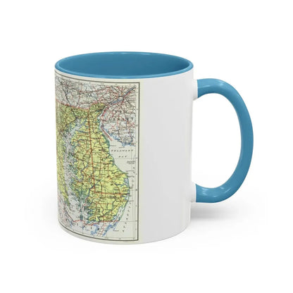 USA - Maryland, Delaware (1927) (Map) Accent Coffee Mug - Go Mug Yourself