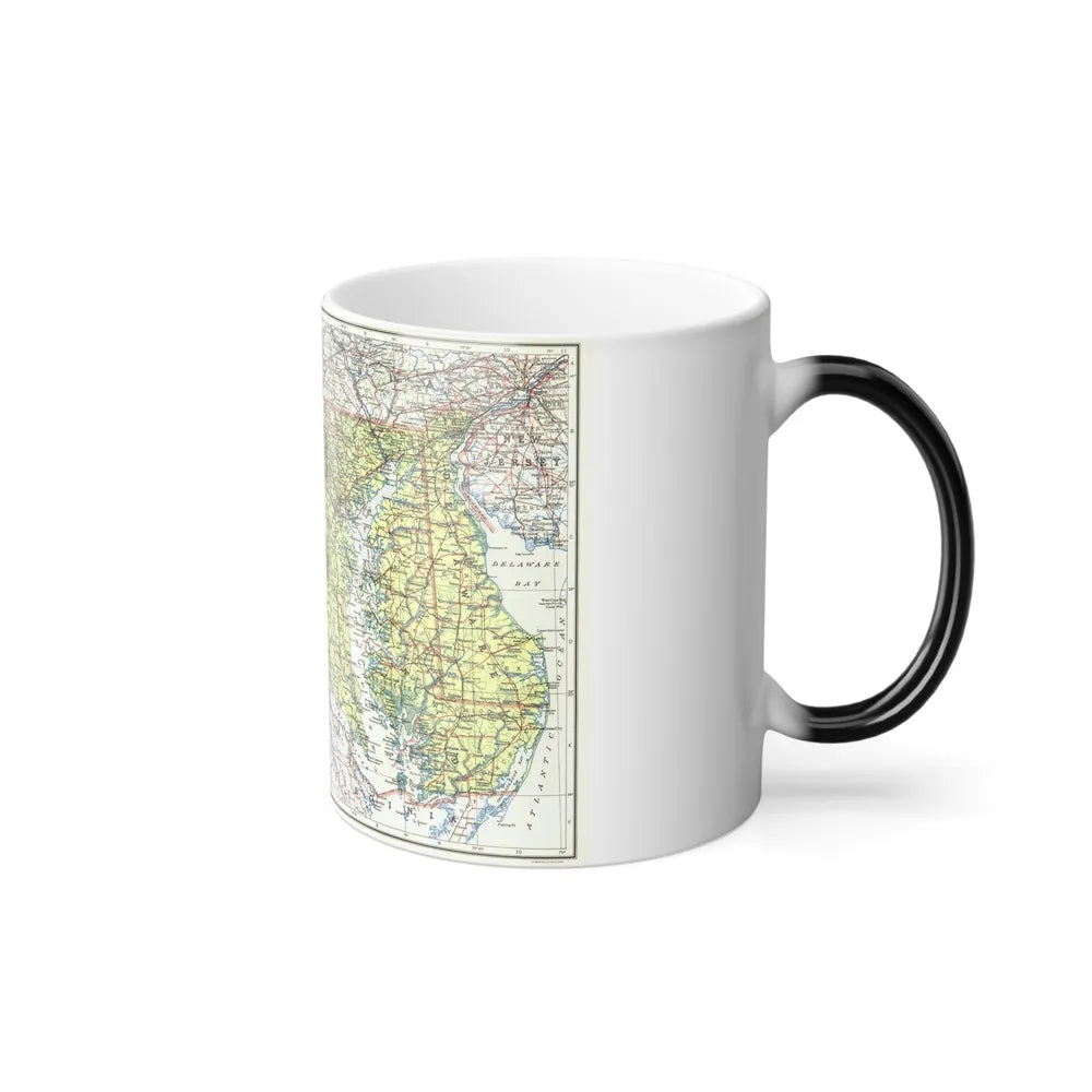 USA - Maryland, Delaware (1927) (Map) Color Changing Mug 11oz-Go Mug Yourself