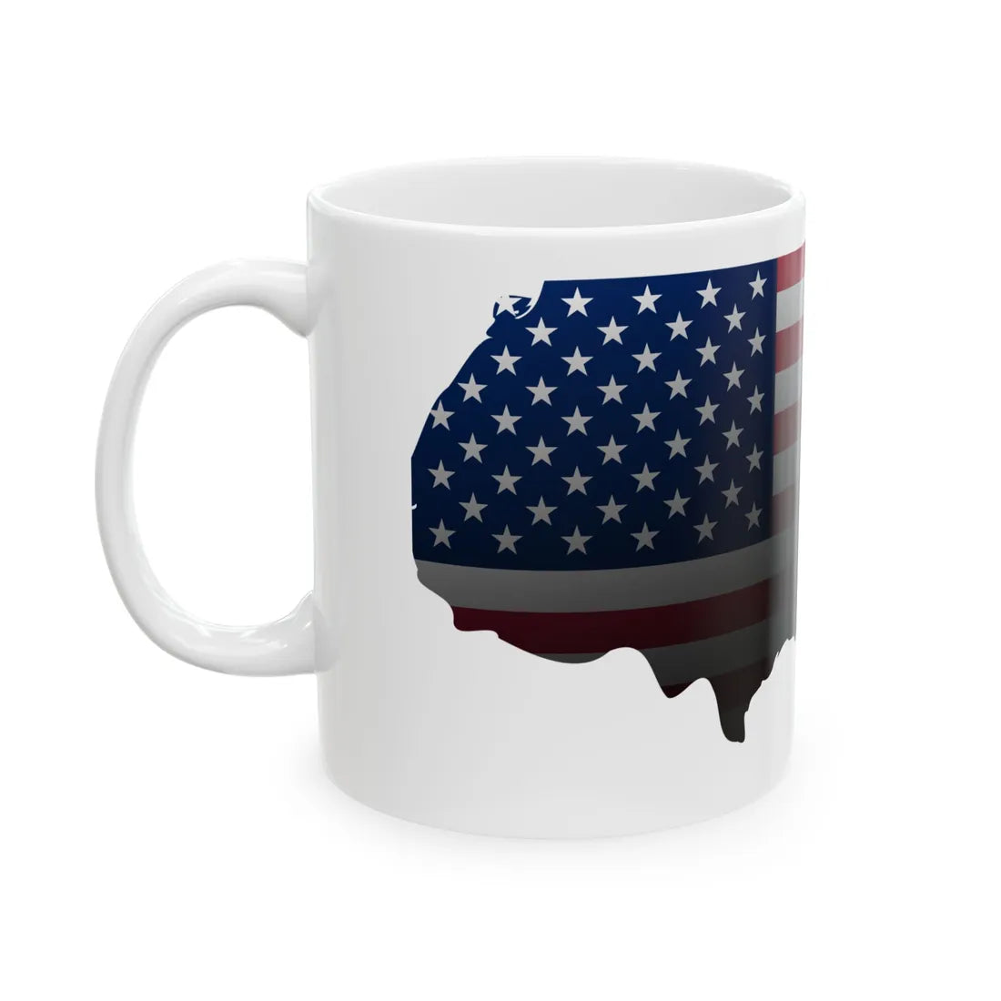 Usa-maskSvgTutorial (United States) White Coffee Mug - Go Mug Yourself