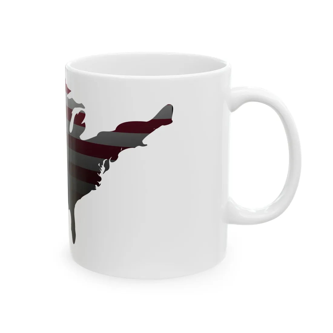 Usa-maskSvgTutorial (United States) White Coffee Mug - Go Mug Yourself