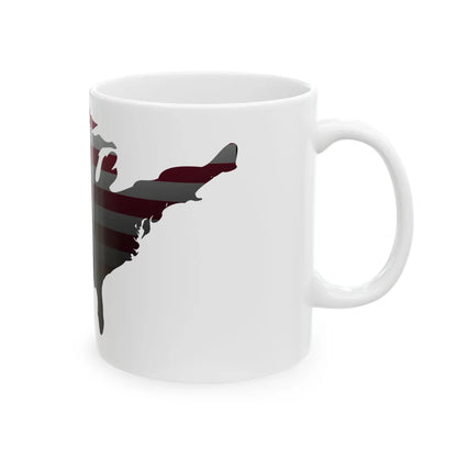 Usa-maskSvgTutorial (United States) White Coffee Mug - Go Mug Yourself