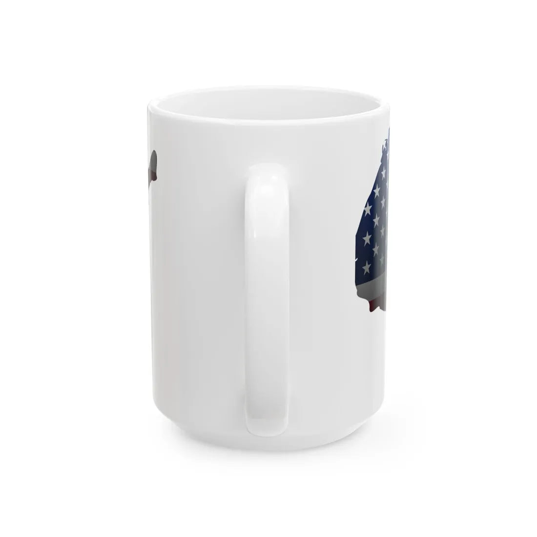 Usa-maskSvgTutorial (United States) White Coffee Mug - Go Mug Yourself