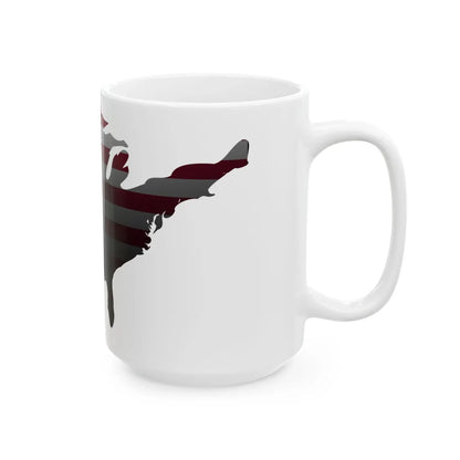 Usa-maskSvgTutorial (United States) White Coffee Mug - Go Mug Yourself