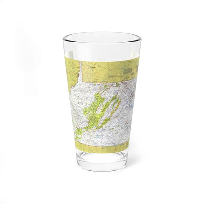 USA - Mid-Atlantic States 1 (1976) (Map) Pint Glass 16oz 16oz - Go Mug Yourself